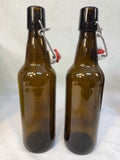 Home Beer Brewer Brown Glass Bottle - Lot of 8