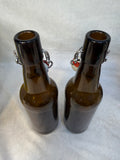Home Beer Brewer Brown Glass Bottle - Lot of 8