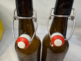 Home Beer Brewer Brown Glass Bottle - Lot of 8