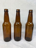 Home Beer Brewer Brown Glass Bottle - Lot of 8