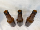 Home Beer Brewer Brown Glass Bottle - Lot of 8