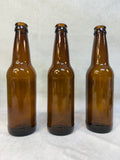 Home Beer Brewer Brown Glass Bottle - Lot of 8