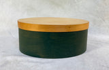 Oval Shaker Nesting Boxes with Lids - Set of 2