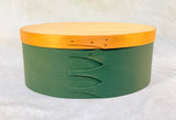Oval Shaker Nesting Boxes with Lids - Set of 2