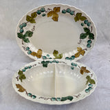 Vtg. Metlox Vernon Ware Vineyard Pottery Serving Set - 16 Pieces