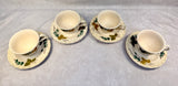 Vtg. Metlox Vernon Ware Vineyard Pottery Serving Set - 16 Pieces