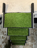 Portable 5-Step Foldable Dog Grass Stair Ramp