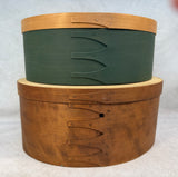 Oval Shaker Nesting Boxes with Lids - Set of 2