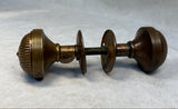 Antique Copper Brass Door Knob Set