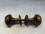 Antique Copper Brass Door Knob Set