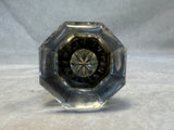Antique Clear Crystal Door Knob Set