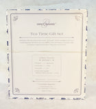 Grace Teaware Blue Chintz Porcelain Tea Time Gift Set - Brand New!