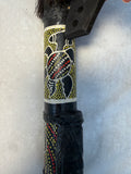 Bamboo Tribal Blow Dart Gun with Dart Holder
