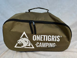 ONETRIGIS Supranubis Adjustable Height Cot, 74" x 27" - Olive Green, Like New!
