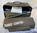 ONETRIGIS Supranubis Adjustable Height Cot, 74" x 27" - Olive Green, Like New!