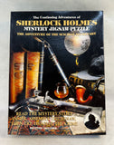 550 Piece 1997 Sherlock Holmes Mystery Puzzle: The Adventure of the Suicidal Secretary - Complete w/Booklet