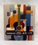 1000 Piece Modern Art Guitar Puzzle - Certified Complete!