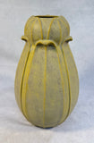 10" Jemerick Art Yellow Bulb Pottery Vase