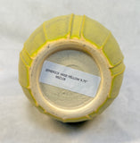10" Jemerick Art Yellow Bulb Pottery Vase
