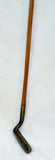 Otey Crisman Vintage 14H Hickory Brass Golf Putter w/Leather Grip