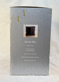 Traditional Black Wood Jewelry Box - Brand New!