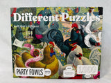 1000 Piece Party Fowls Different Puzzles - Certified Complete!