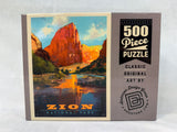 500 Piece Zion National Park Puzzle - Certified Complete!