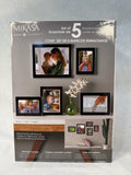 Mikasa Home Accents 5 Black/Silver Frame Set - Brand New!