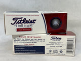 Titleist Tour Distance Golf Balls, Box of 12 - Brand New!