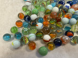 200 Vintage Glass Marbles