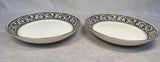 Mikasa Oxford 7.75" Bowls - Lot of 2, Discontinued Pattern