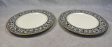 Mikasa Oxford 7.5" Salad/Dessert Plates - Lot of 2, Discontinued Pattern