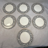 Mikasa Oxford 6.5" Bread Plates - Lot of 7, Discontinued Pattern