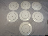 Mikasa Oxford 6.5" Bread Plates - Lot of 7, Discontinued Pattern