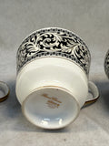 Mikasa Oxford Tea Cups - Lot of 4, Discontinued Pattern
