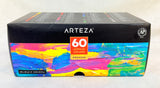 Arteza 60 Acrylic Paint Colors Premium Set - Brand New!