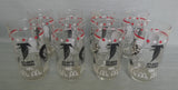 1981 Atlanta Falcons McDonalds/Dr. Pepper Glasses - Set of 8