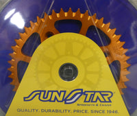 SunStar Works TripleStar Aluminum Motorcycle Rear Sprocket 5-248149OR - BRAND NEW!