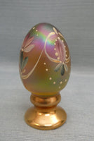 Fenton Handpainted Glass Egg by J. Cutshaw, #888/2500