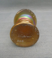 Fenton Handpainted Glass Egg by J. Cutshaw, #888/2500