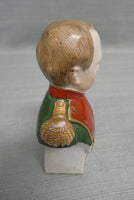 Miniature Limoges Bust of Napoleon