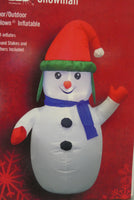 3.5 ft. LED Snowman Inflatable by Gemmy - Like New!