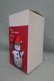 3.5 ft. LED Snowman Inflatable by Gemmy - Like New!