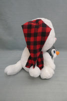 Animated Polar Bear and Penguin Plush Toy