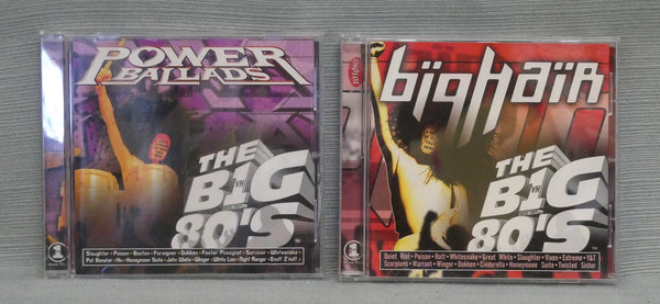 The Big 80s 2 CD Lot - Power Ballads and Big Hair