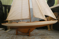 6' Model Sailboat with Stand, Mast & 3 Sails