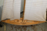 6' Model Sailboat with Stand, Mast & 3 Sails