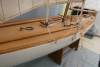 6' Model Sailboat with Stand, Mast & 3 Sails