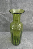 MCM Blenko Green Glass Lamp Bases - 2 Available - Sold Separately