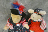 Yankee Doodle Muffy VanderBear & Hoppy Hare